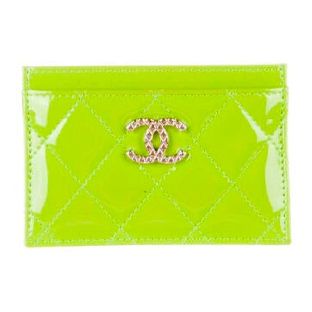 Chanel Lime Green Cardholder 2011